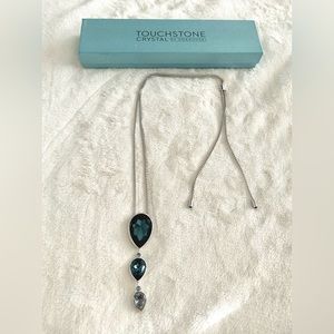 Touchstone Crystal by Swarovski pendant necklace
